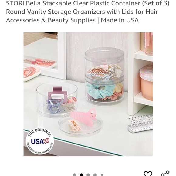 Clear Stackable Plastic Storage Containers - Picture 2 of 5